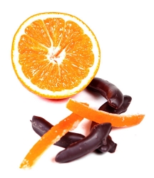 Chocolate-Dipped Orange Peels