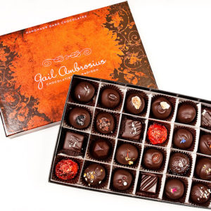 Chocolatier's Choice of gourmet chocolate truffles